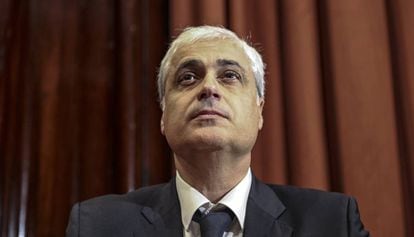Germà Gordó, en su comparecencia en el Parlament el 24 de mayo.