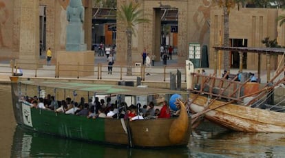 Una de las atracciones de Terra Mítica, el parque temático de Benidorm.