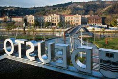 Vista del campus de Bilbao de la Universidad de Deusto.