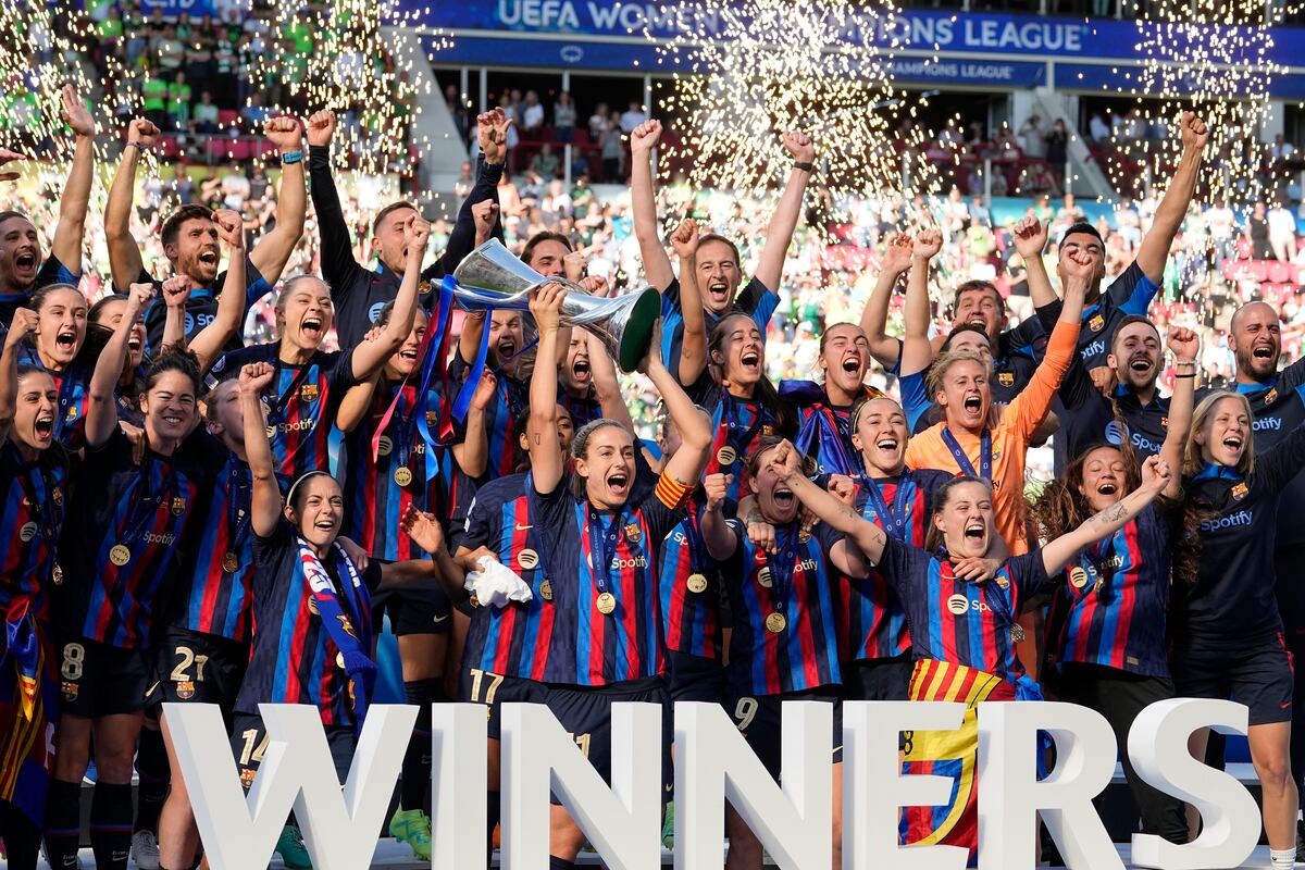 Barcelone remporte sa deuxième Ligue des champions après être revenu de deux buts face à Wolfsburg (3-2) |  Des sports