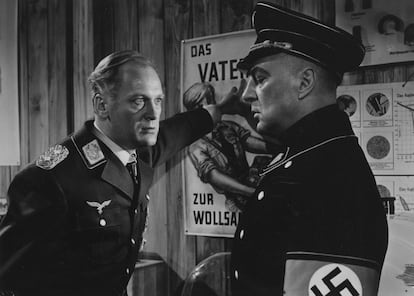 Un fotograma de 'El general del diablo', con Jürgens y Viktor de Kowa.