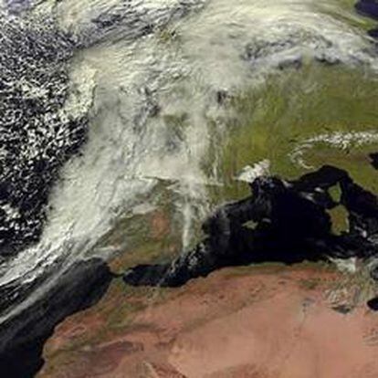 Imagen tomada por el satélite Meteosat para la Agencia Estatal de Meteorología