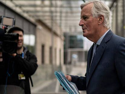 El negociador europeo para el Brexit, Michel Barnier, en Bruselas.