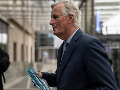 El negociador europeo para el Brexit, Michel Barnier, en Bruselas.