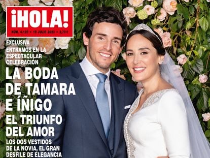Portada de la revista ¡Hola! con la boda de Tamara Falcó e Íñigo Onieva .
