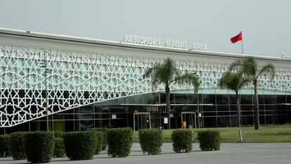 Vista exterior del Aeropuerto de Rabat-Salé, en Marruecos.
 