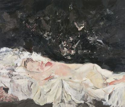 'Pintura negra', de Cecily Brown (2003), óleo sobre lino.