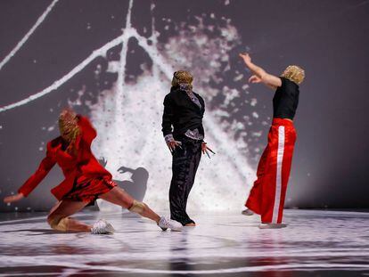 Una imagen de 'Titanas', espectáculo de Sol Picó, Charlotta Öfverholm y Natsuki.