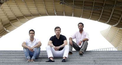 Antonio Ares, Konstantino Tousidonis y Joaquín Rodríguez.