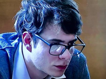 Patrick Nogueira, en la segunda sesión del juicio por el crimen de Pioz.