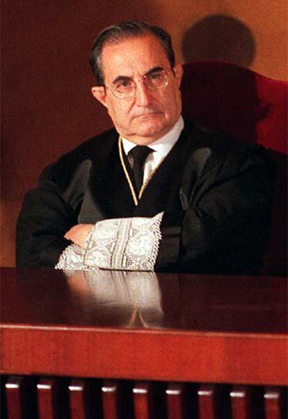 El magistrado Vicente Conde.