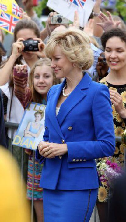 Naomi Watts, caracterizada como Diana de Gales en una imagen de la película.