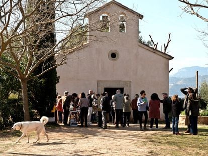 L'ermita de Sant Bartomeu de Mont-Ras, a Bigues i Riells (Vallès Oriental).