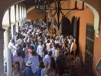 El Hay Festival de Cartagena de Indias, en una imagen de la edición de 2019, antes de la pandemia.