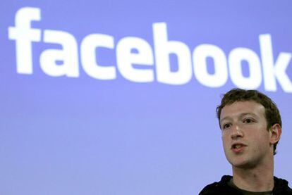 Mark Zuckerberg, el miércoles pasado, en su anuncio de los cambios en la política de privacidad de Facebook.
