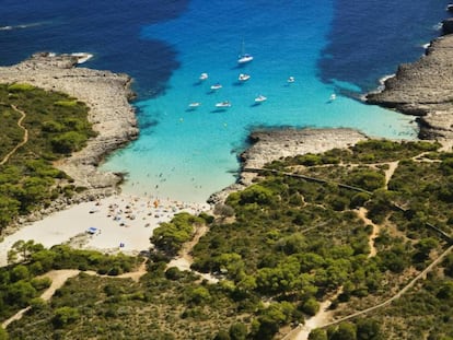 Cala de Es Talaier, en Menorca.  