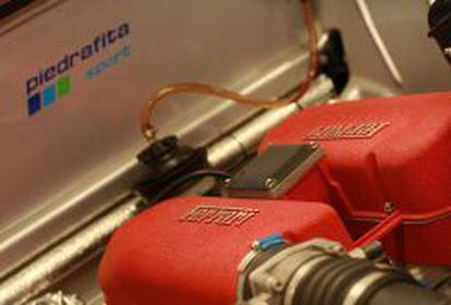 Detalle de parte del motor desarrollado por los ingenieros de Piedrafita para mejorar la competitividad en rallyes del Ferrari 360.