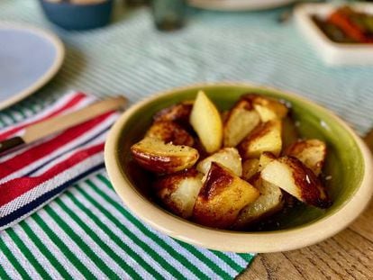 Patatas al horno con limón y orégano