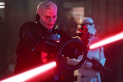 Rupert Friend, as the Grand Inquisitor in an image from 'Obi-Wan Kenobi'.