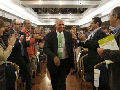 Ram&oacute;n Mampel, este domingo tras conocerse su reelecci&oacute;n al frente de la Uni&oacute; de Llauradors.