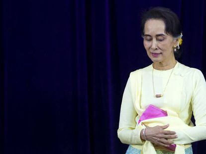 Aung San Suu Kyi.