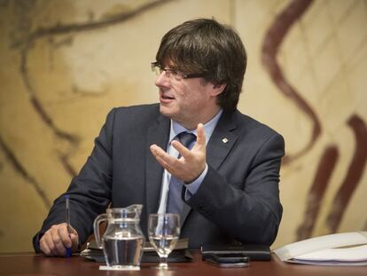 El president de la Generalitat, Carles Puigdemont.