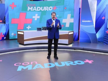 Nicolás Maduro, esta semana durante una comparecencia en televisión.