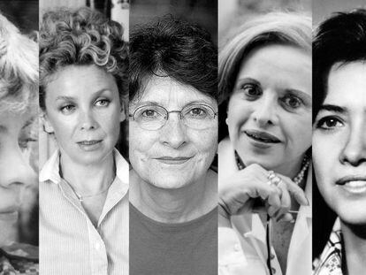 Desde la izquierda, Luisa Josefina Hernández, Tita Valencia, Tununa Mercado, La China Mendoza y Marcela del Río.