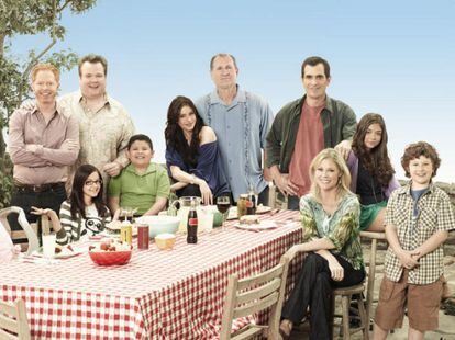 Los protagonistas de la comedia 'Modern Family'