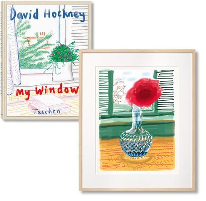 Taschen recoge 120 dibujos realizados con iPhone e iPad por David Hockney. Retrata las estaciones a través de su ventana. 250 unidades firmadas por el autor. Precio: 10.000 euros. 