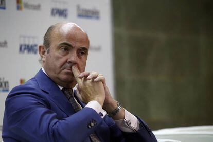 El ministro de Economía en funciones, Luis de Guindos