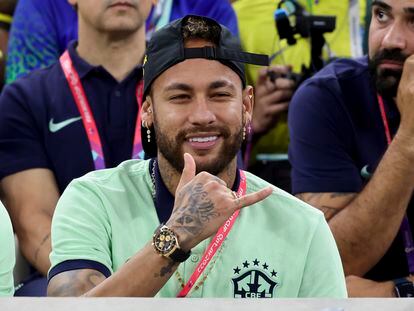 Neymar, durante el partido contra Camerún.