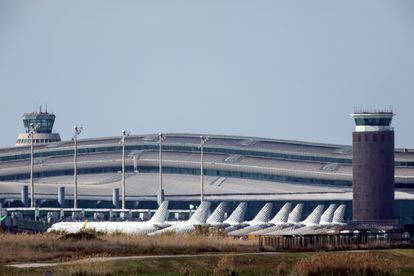 Aviones de Vueling en Barcelona-El Prat.