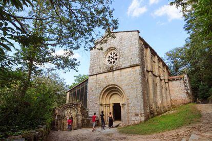 El monasterio de Santa Cristina de Ribas de Sil.