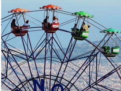 La noria del parqu&eacute;, inaugurada en 1960