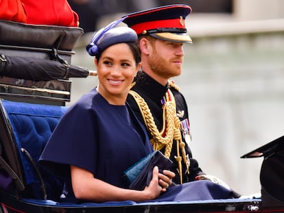 Meghan y Enrique, duques de Sussex, en Londres en junio de 2019.