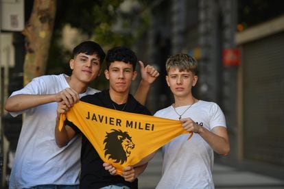 Jóvenes en las calles de Buenos Aires.