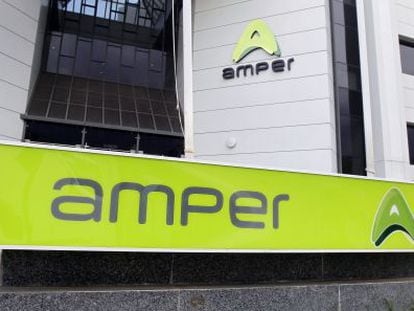 Fachada de la empresa Amper.