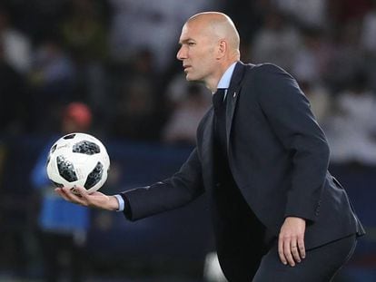 Zidane, en la final del Mundial de clubes