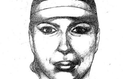Retrato robot de la supuesta asesina 'Diana la cazadora'.
