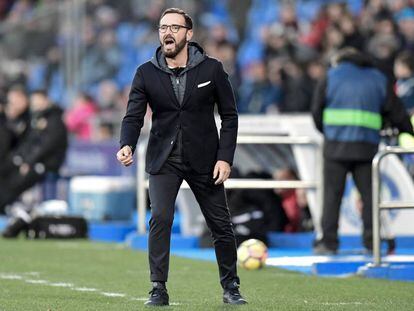 Bordal&aacute;s, durante el Getafe-Valencia.