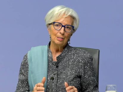 Christine Lagarde, presidenta del BCE