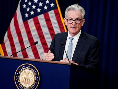 El presidente de la Reserva Federal (Fed), Jerome Powell.