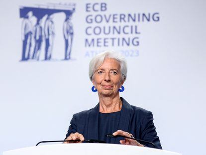 Christine Lagarde, presidenta del BCE