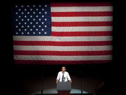 Obama, durante un discurso en California, el 23 de julio. 