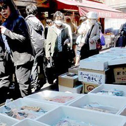 Imagen de un mercado de Tokio