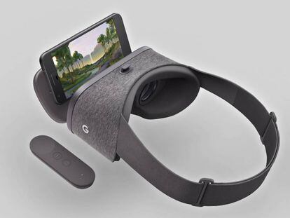 El kit para usar la plataforma de realidad virtual Daydream.