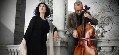 La pianista Carmen Mart&iacute;nez-Pierret y el violonchelista &Aacute;ngel Luis Quintana.