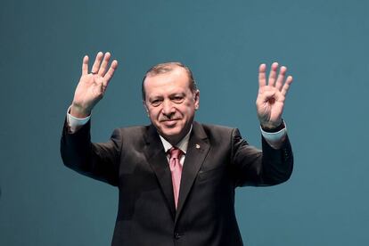 El presidente de Turquía Recep Tayyip Erdogan.