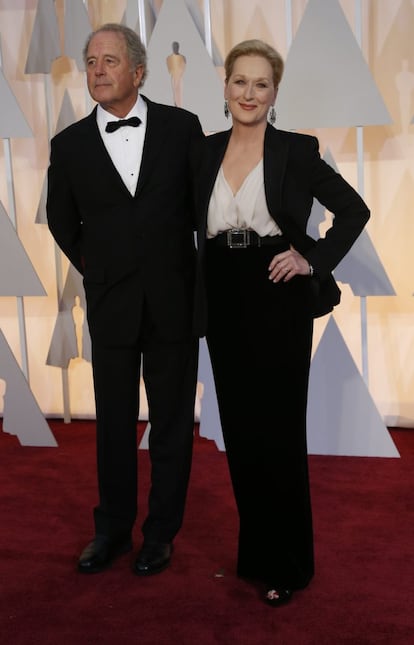 La actriz Meryl Streep y el escultor Don Gummer.